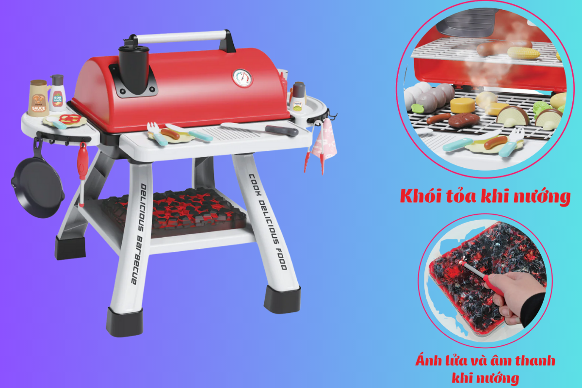 Bộ Đồ Chơi BBQ SWEET HEART – Kích Thích Tư Duy Sáng Tạo