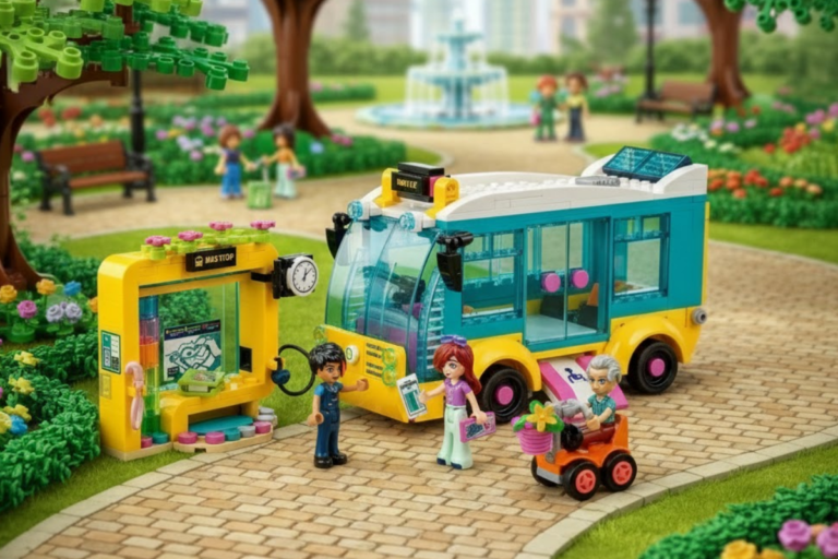 Khám Phá Đồ Chơi Lắp Ráp LEGO Friends Xe Buýt Heartlake City