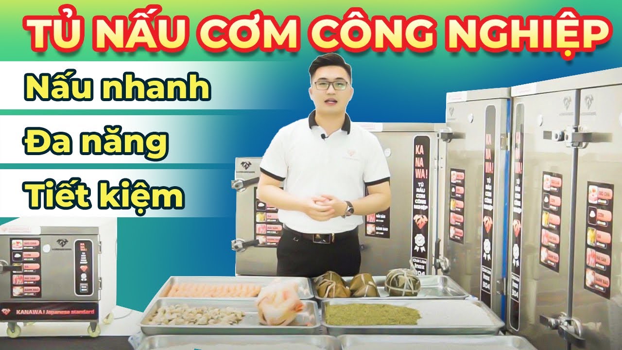 Tủ cơm công nghiệp 4 khay Kanawa 